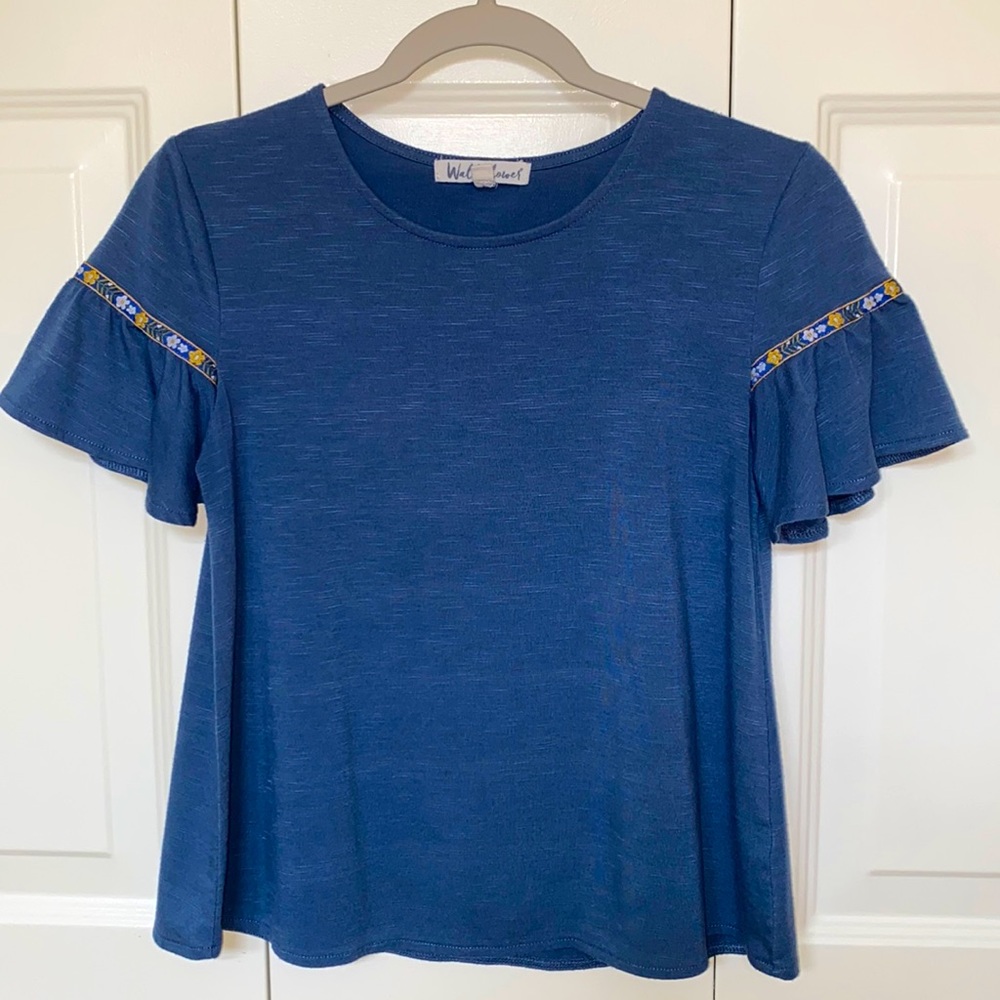 Cute Blue Top